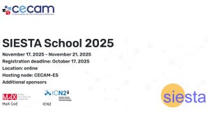 SIESTA School 2025
