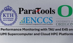 Performance monitoring with TAU and E4S